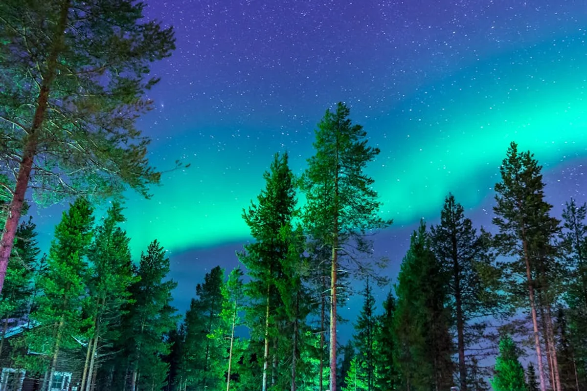 Landschaft von Alaska während der optimalen Reisezeit
