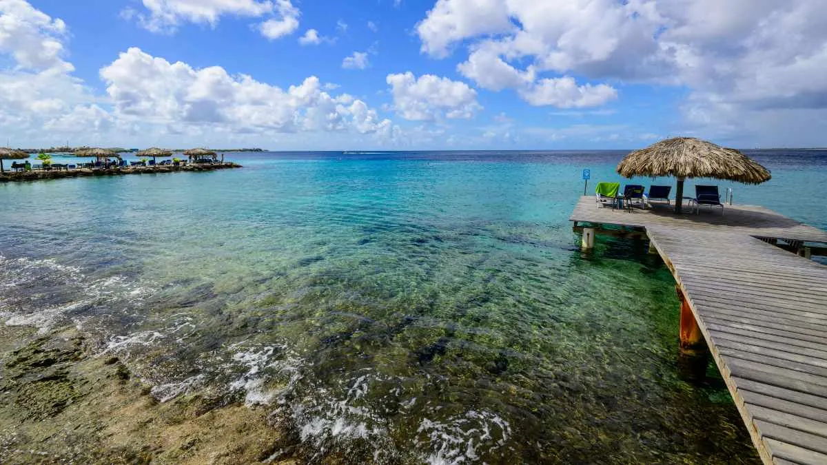 Landschaft von Bonaire während der optimalen Reisezeit