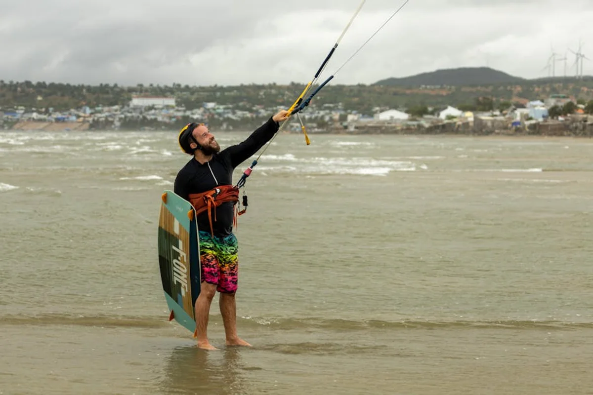 Windsurfen und Kitesurfen