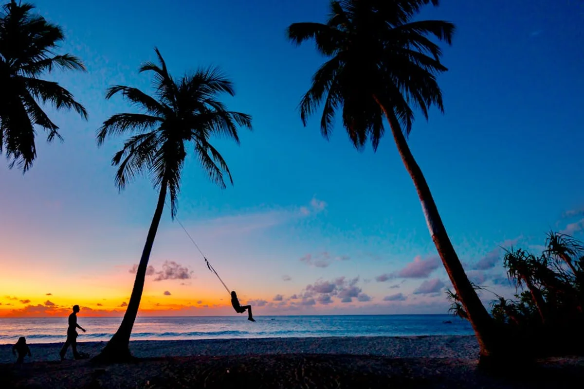 Landschaft von Koh Phangan während der optimalen Reisezeit