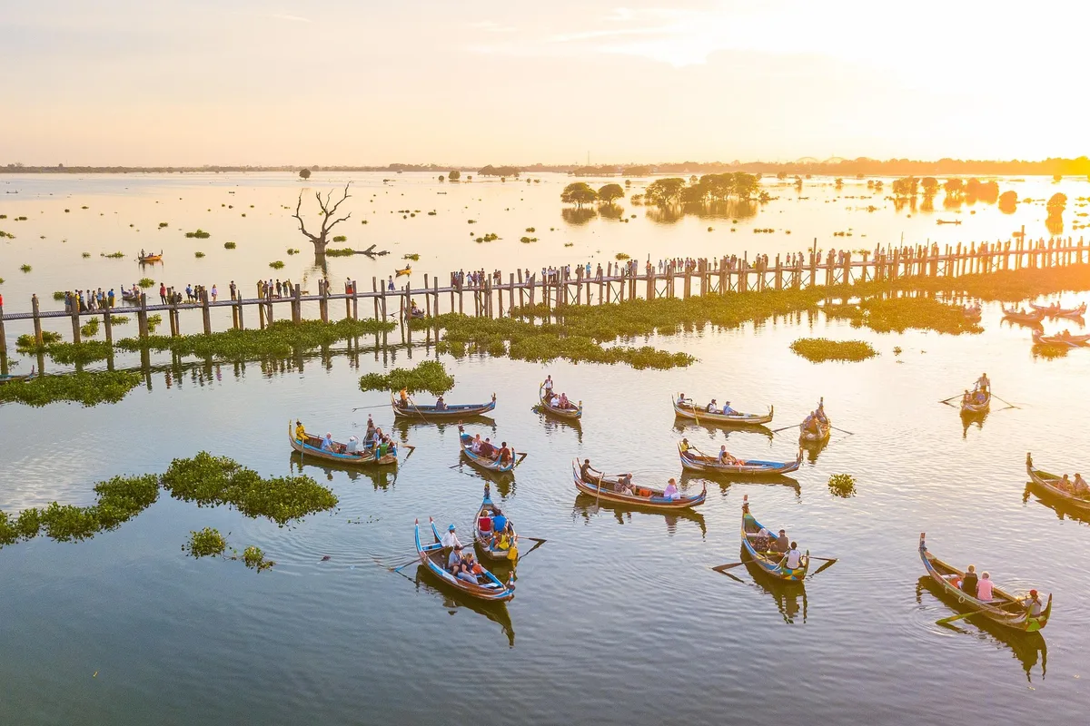 Beste Reisezeit Myanmar - Klimadiagramm und Wetterdaten